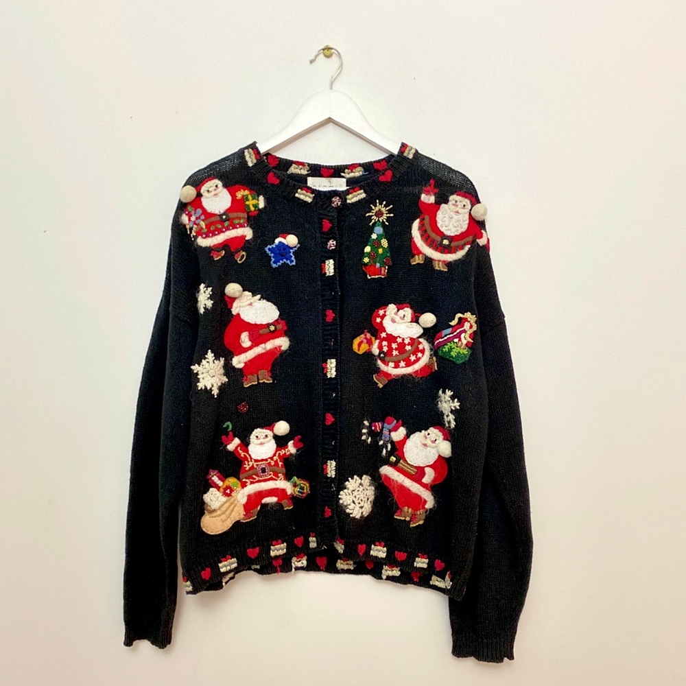 Christmas festive vintage cardigan